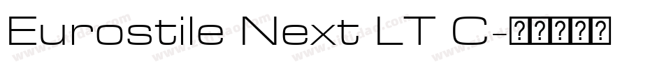 Eurostile Next LT C字体转换